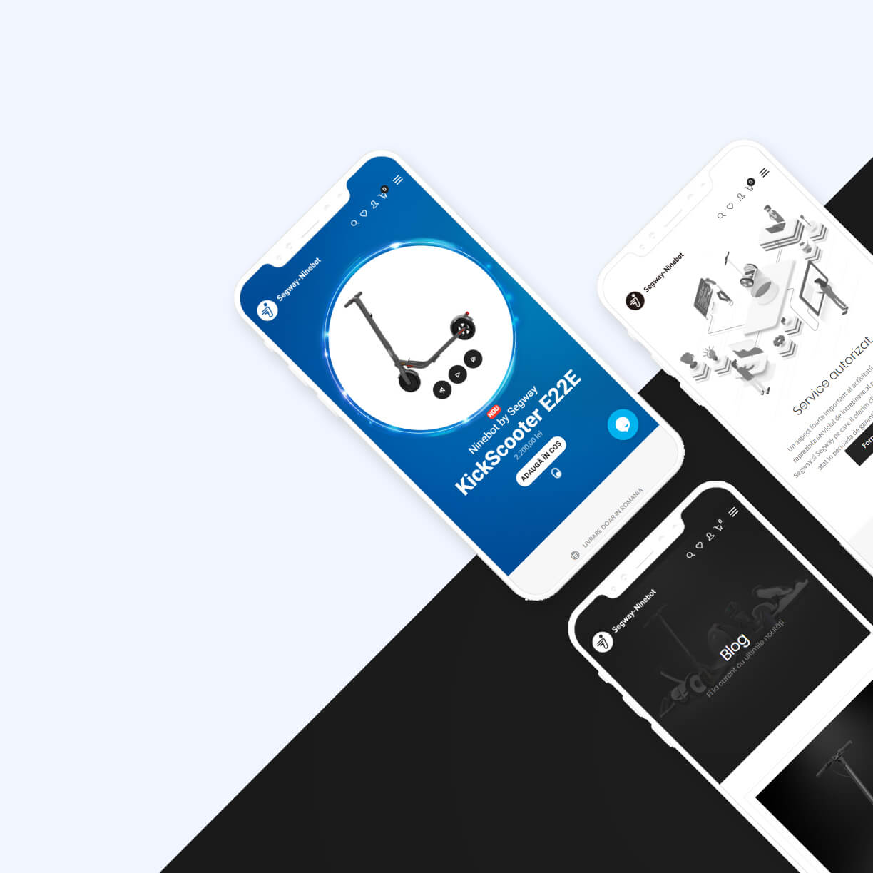 Platformă E-commerce Ninebot